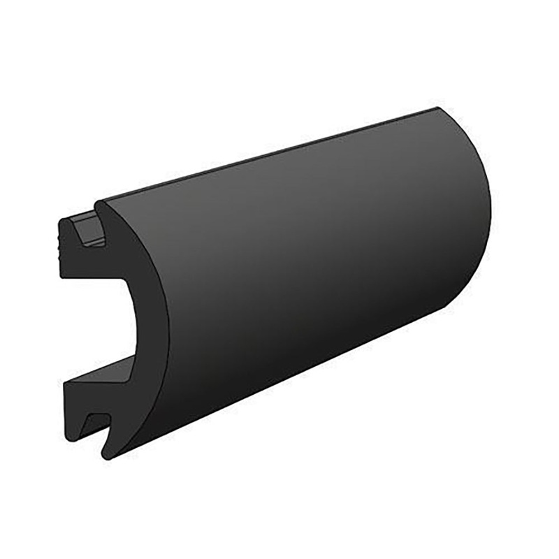 TACO 70′ Flexible Black Rub Rail Insert 1-3/16 x 1/2 – V12-4144BKA70-1