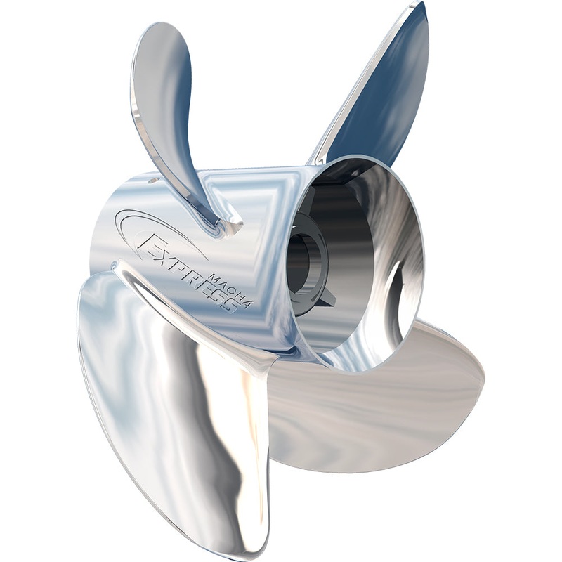 Turning Point Express Mach4 Right Hand Stainless Steel Propeller – EX-1513-4 – 4-Blade – 15.3 x 13 – 31501330