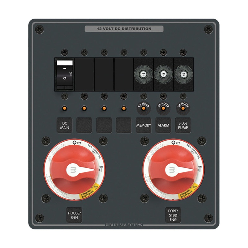 Blue Sea 8689 m-Series Dual Circuit Plus 2 of PN 6011 – 8689