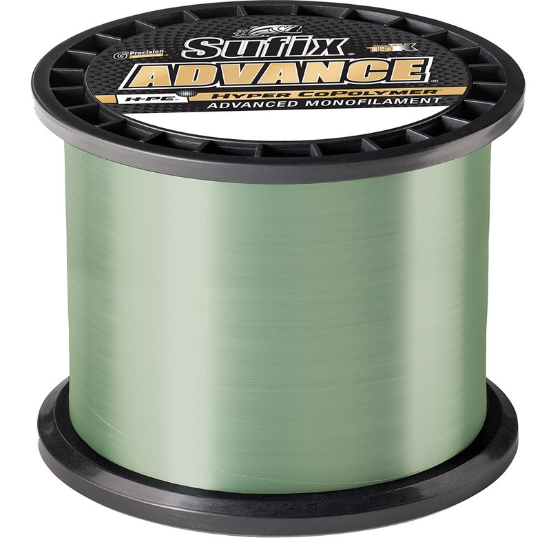 Sufix Advance Low-Vis Green Monofilament – 10lb – 1200yds – 604-1010G