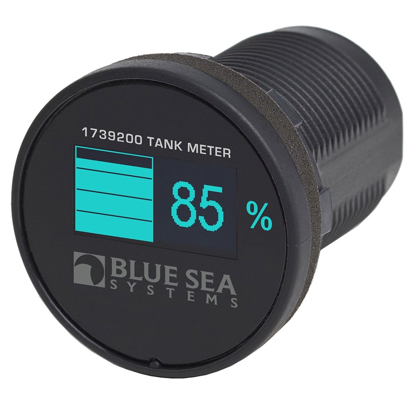 Blue Sea 1739200 Mini OLED Tank Meter – Blue – 1739200