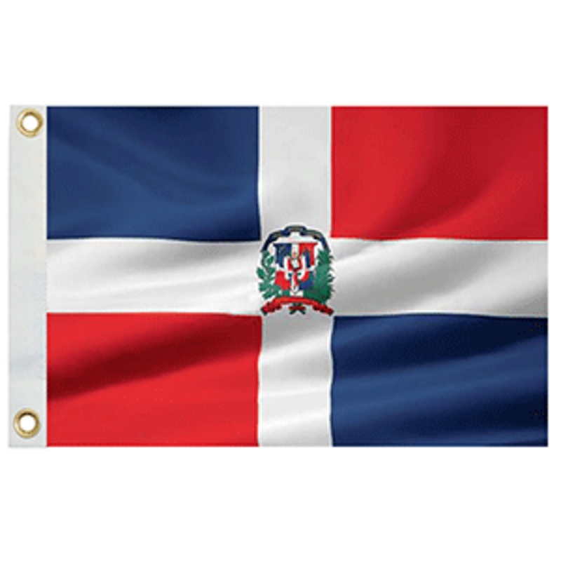 Taylor Made Dominican Republic Flag 12 x 18 Nylon – 93070