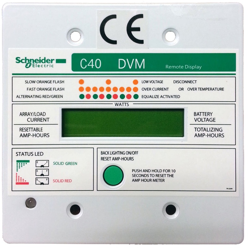 Xantrex C-Series Digital Remote w/50′ Cable – CM/R-50