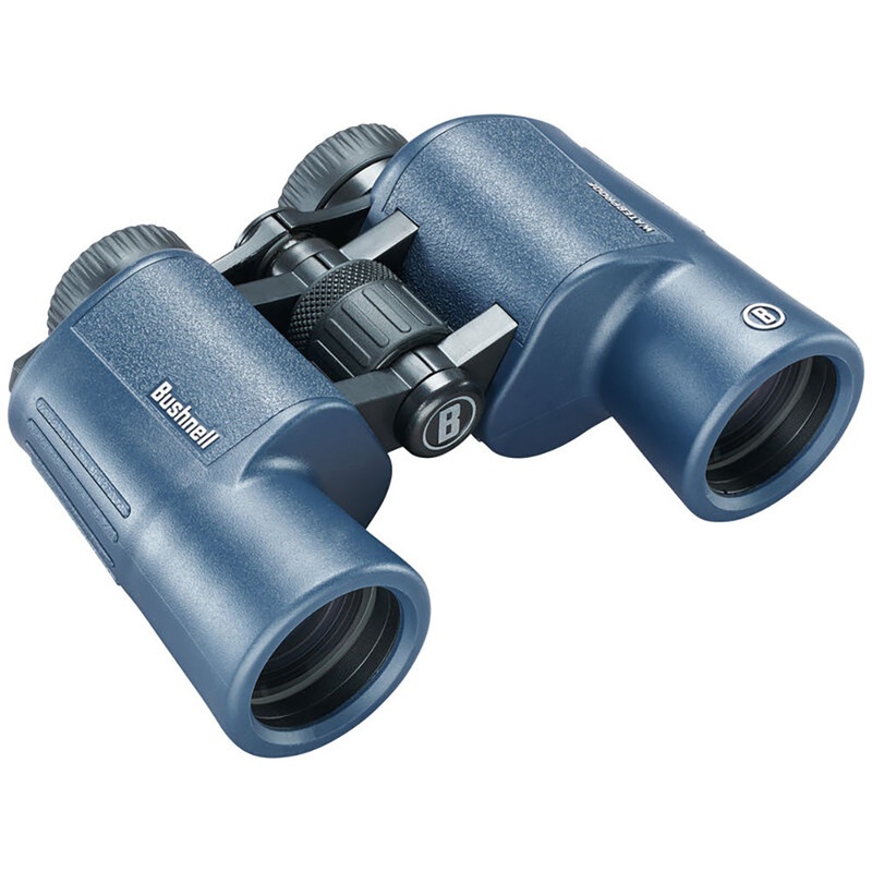 Bushnell 12x42mm H2O Binocular – Dark Blue Porro WP/FP Twist Up Eyecups – 134212R