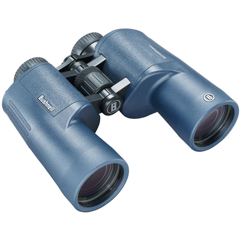 Bushnell 7x50mm H2O Binocular – Dark Blue Porro WP/FP Twist Up Eyecups – 157050R