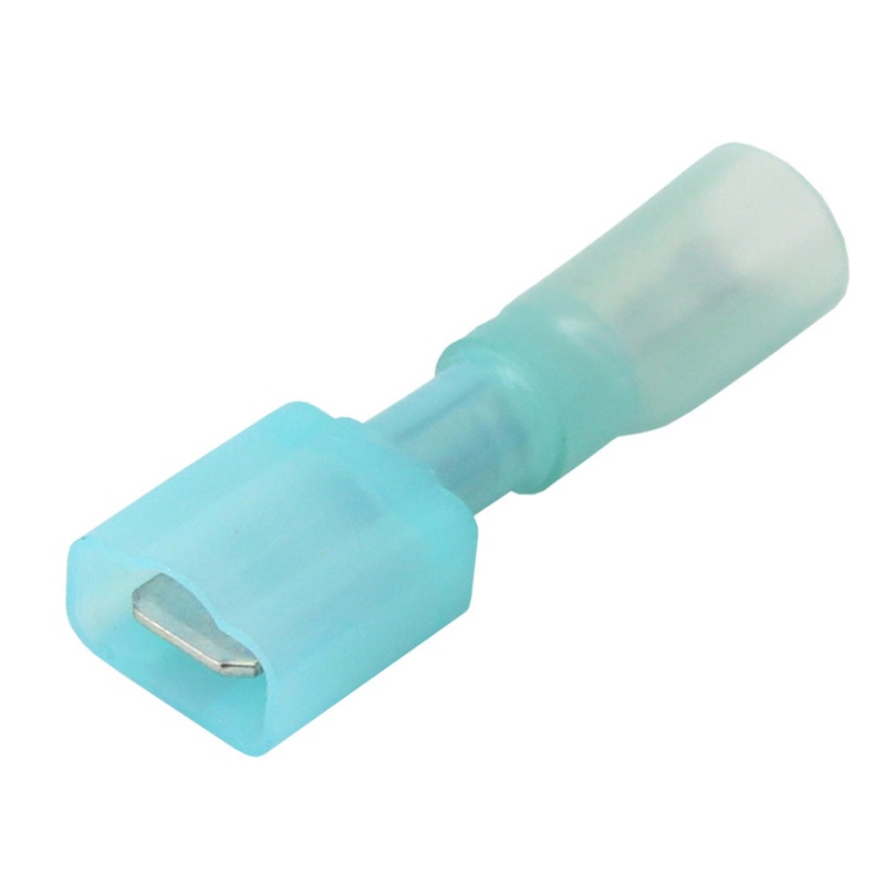 Pacer 16-14 AWG Fully-Insulated Male Disconnect Terminal – Blue – 25 Pack