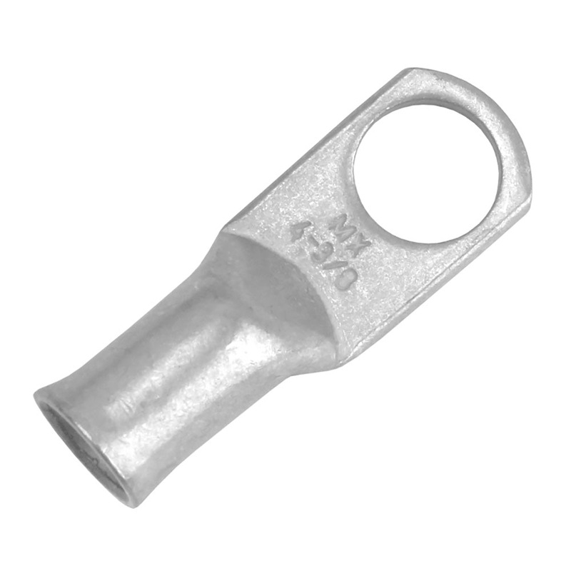 Pacer Tinned Lug 4 AWG – 3/8 Stud Size – 10 Pack