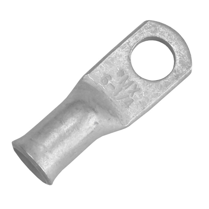 Pacer Tinned Lug 6 AWG – 1/4 Stud Size – 10 Pack