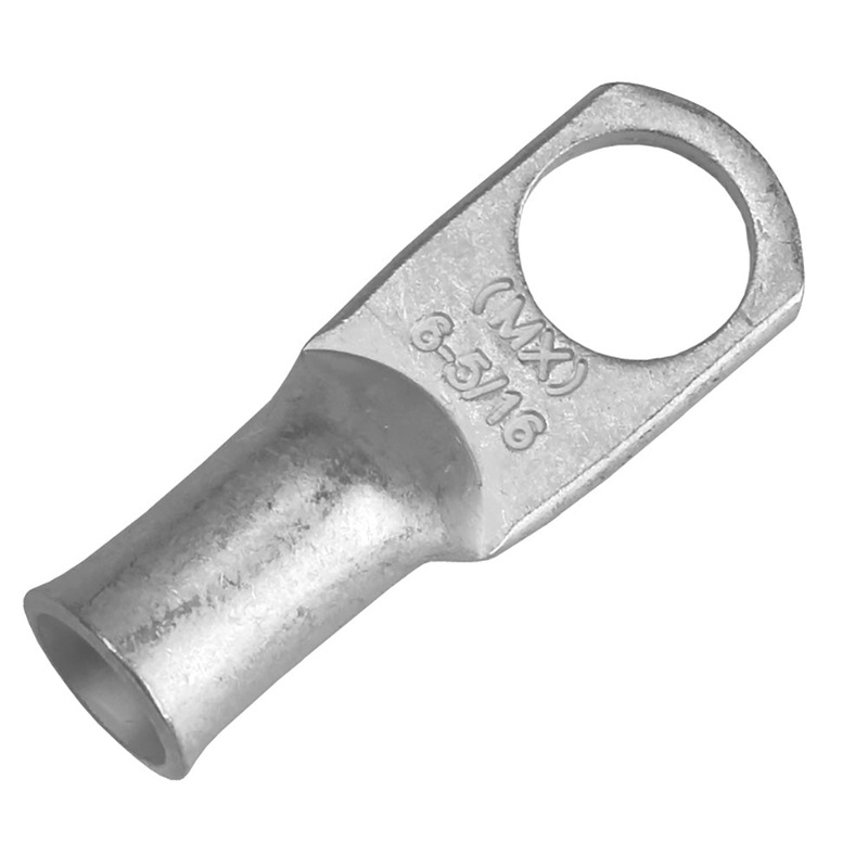 Pacer Tinned Lug 6 AWG – 5/16 Stud Size – 10 Pack