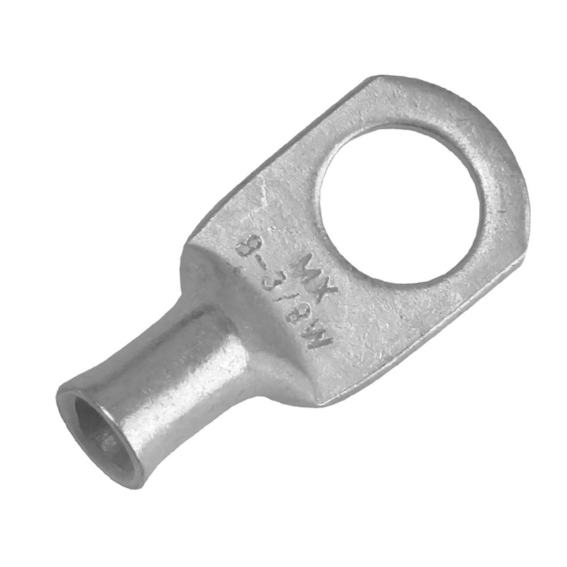 Pacer Tinned Lug 8 AWG – 3/8 Stud Size – 10 Pack