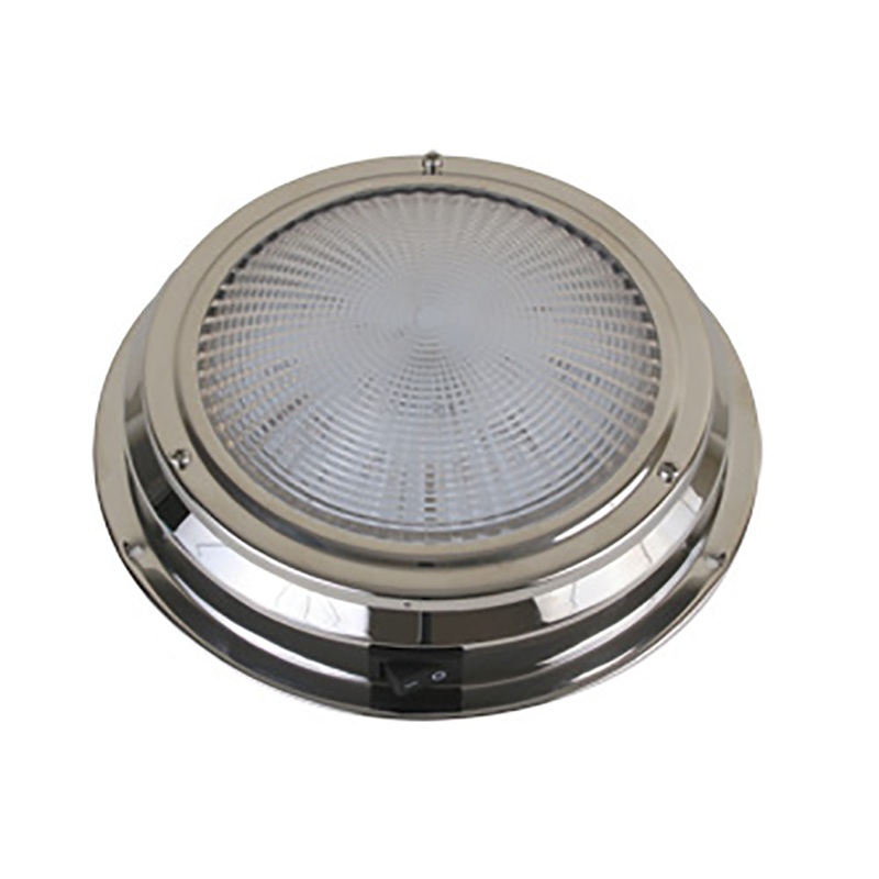 Scandvik LED Dome Light – Traditional – Stainless Steel – 5.5 – 12V