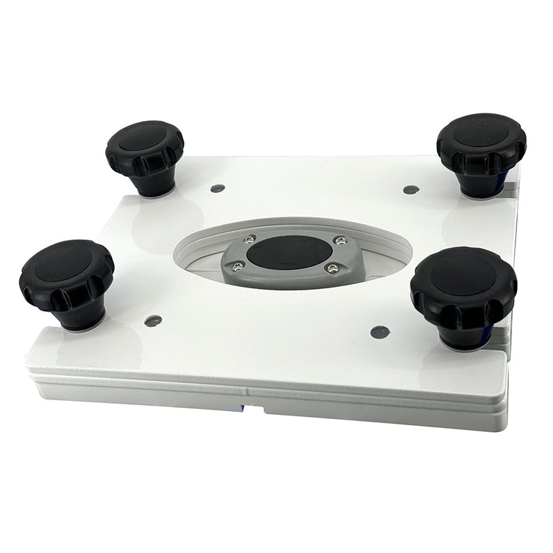 Seaview Removable Base f/Pedestal Mounts w/7×7 Base Plate – White