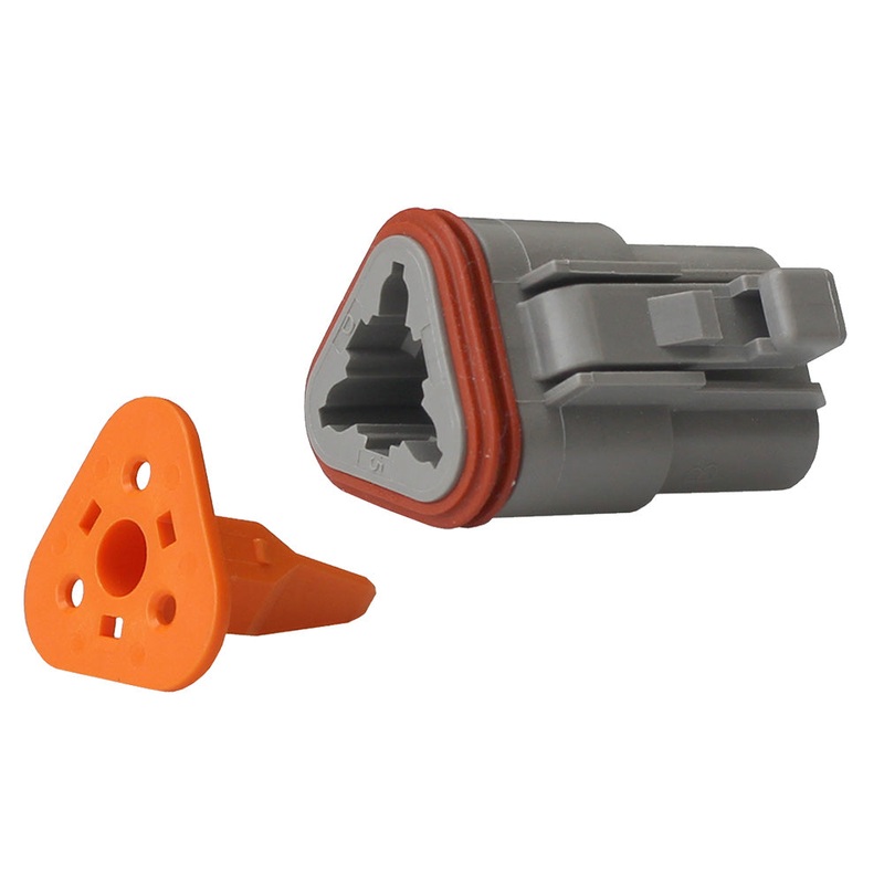 Pacer Deutsch DT Plug & Wedge Lock Kit – 3 Position – 10 Pack