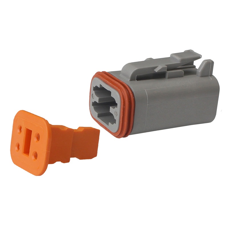 Pacer Deutsch DT Plug & Wedge Lock Kit – 4 Position – 10 Pack