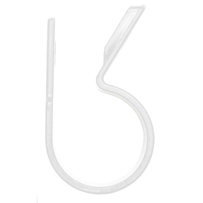 Pacer Nylon C-Clamps – 3/4 – Natural Color – 25 Pack