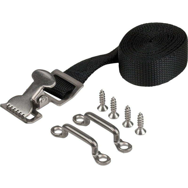 Sea-Dog Gas Tank Strap – Nylon Webbing/304 Stainless Steel – 72