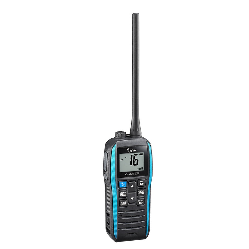 Icom M25 EVO Handheld VHF Radio – Blue – M25 EVO BLUE 71