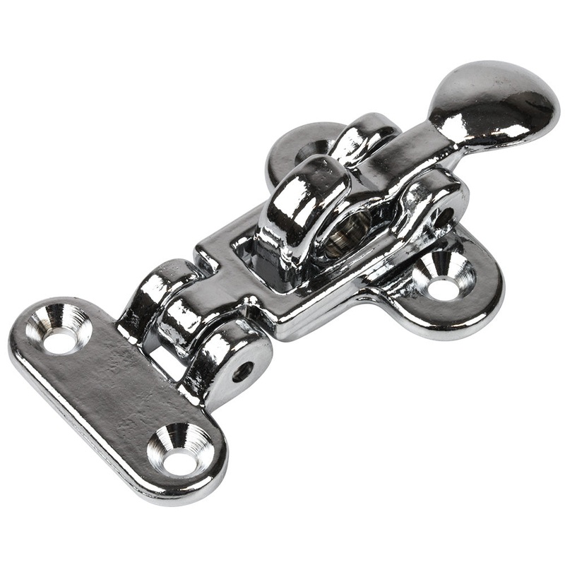 Sea-Dog Anti-Rattle Latch – Sand-Cast Chrome-Plated Brass