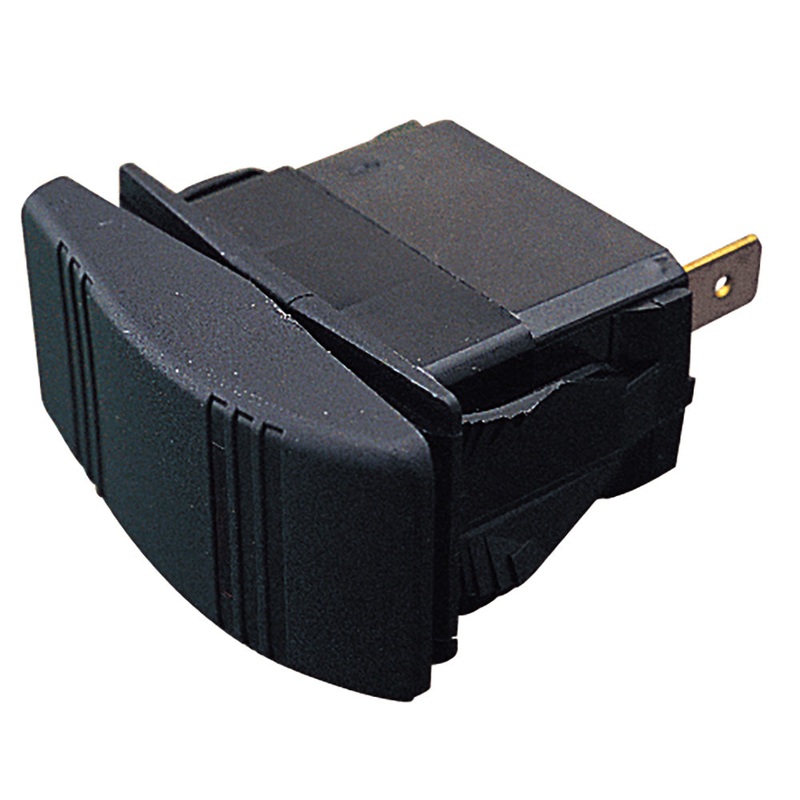 Sea-Dog Illuminating Contura Rocker Switch – Stamped Brass/Injection Molded Nylon/Polycarbonate