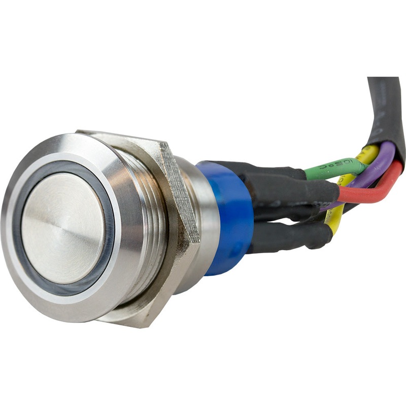 Sea-Dog LED Push Button On/Off Switch – Formed 304 Stainless Steel