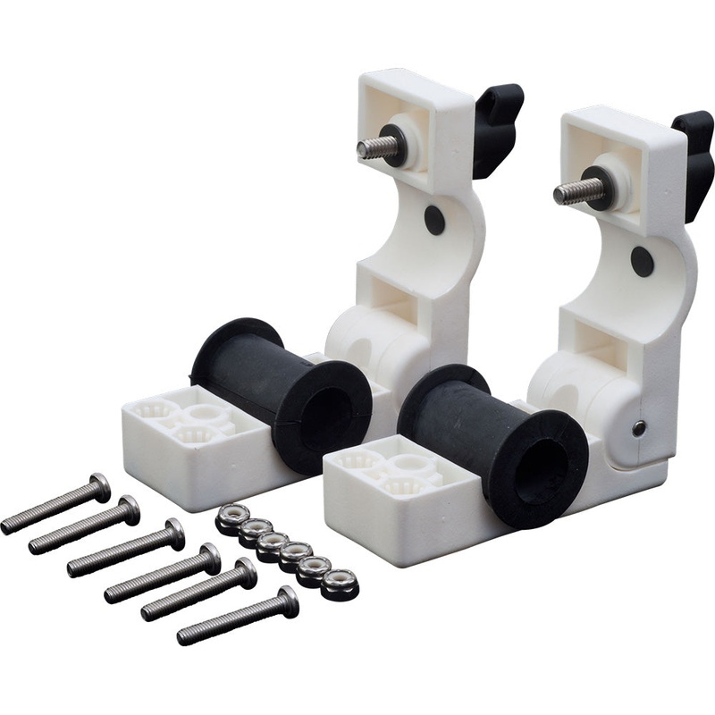 Sea-Dog Removable Round Rail Mount Clamps – Injection Molded Nylon/EDPM/Stainless Steel