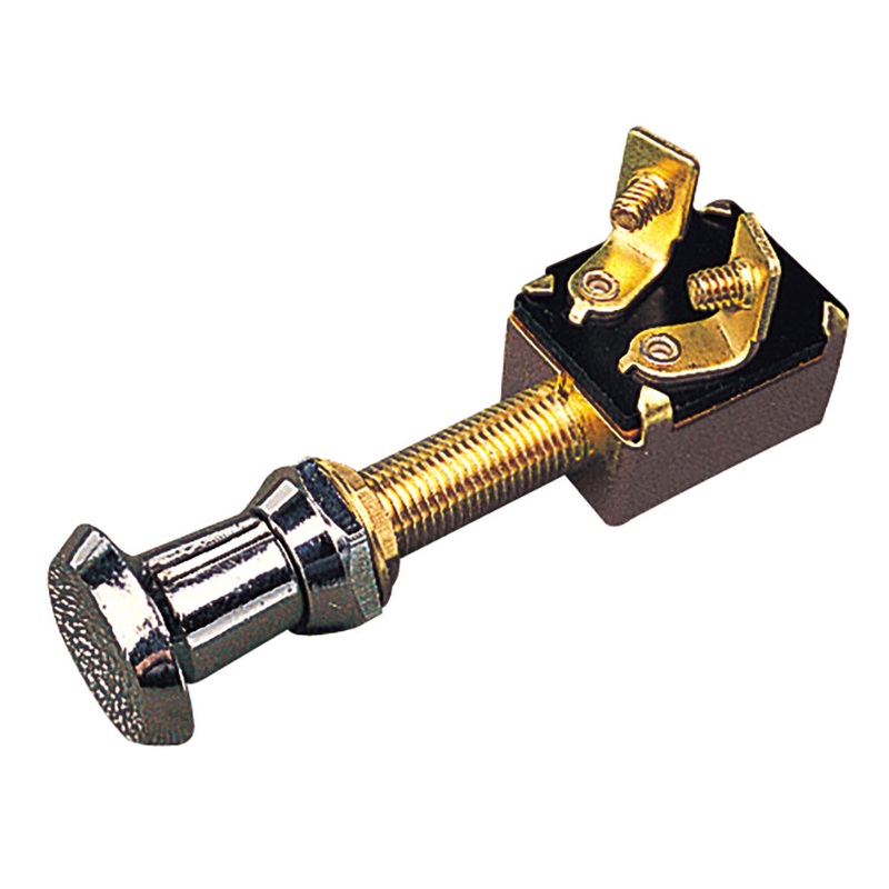 Sea-Dog Two-Position On-Off Push-Pull Switch – Stamped Brass